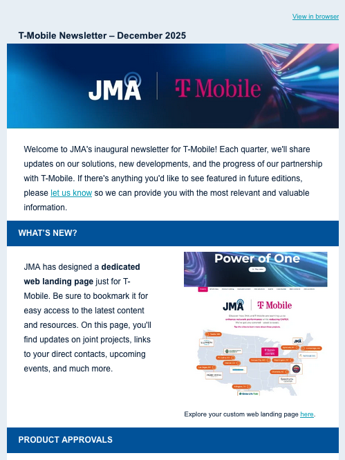T-Mobile Newsletter